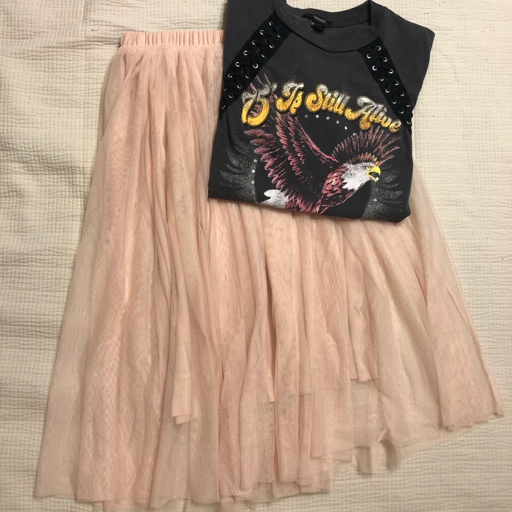 Soft Pink Tulle Skirt